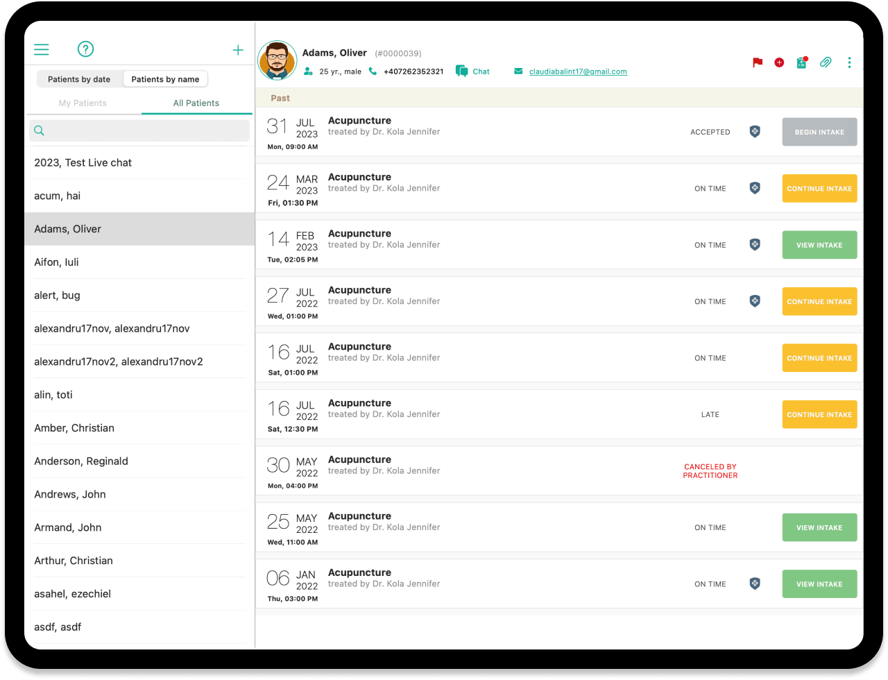 Unified Practice Software